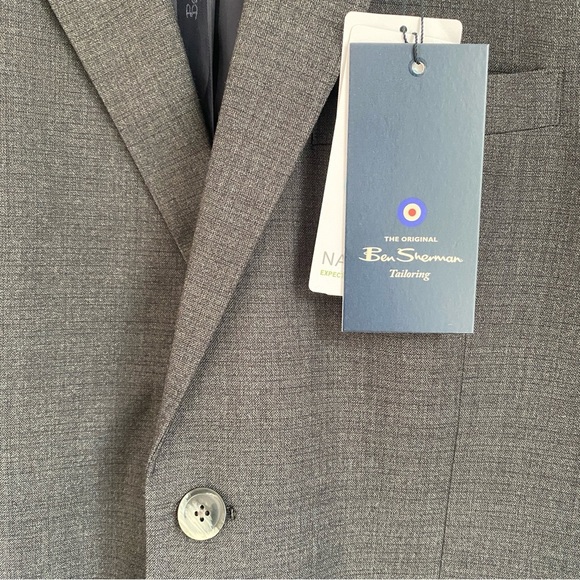 BEN SHERMAN TAILORING Nanotex Stretch Men’s Jacket Size 40S - Picture 3 of 16